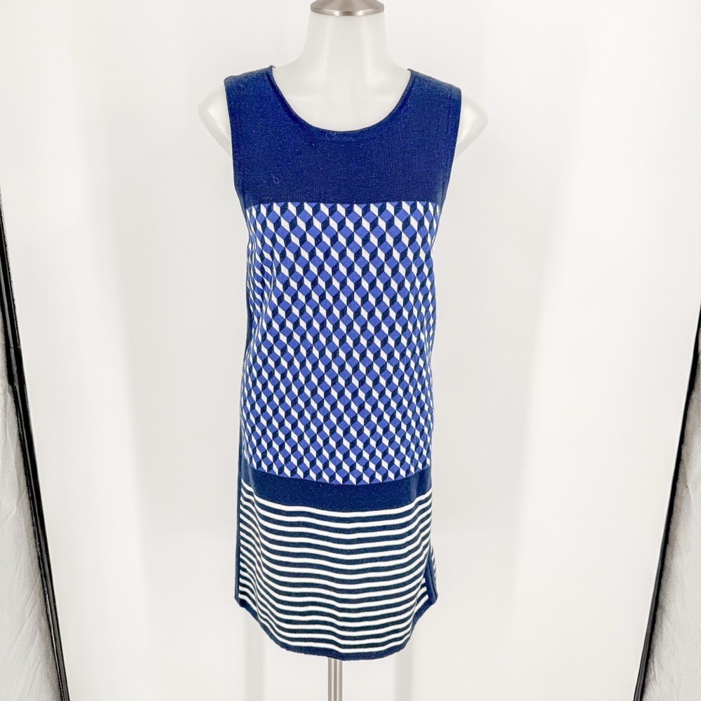 juicy couture blue dress Sheath Mini Sleeveless Crew Neck Size:Mother - S Designed for both on Collection VIII-CA An Antique Pale Blue